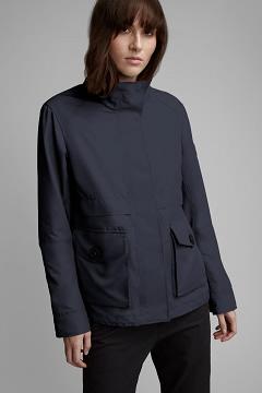 Chamarras Canada Goose Mujer Mexico - Elmira Rompevientos Azul Marino ZD2740536